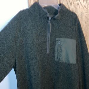 Dip green quarter zip sweater sized medium